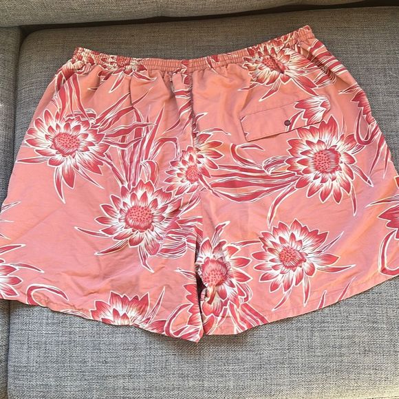 Patagonia Baggies 5” Peak Pink Cereus Flower Shorts Mens Size Large. - Picture 6 of 7
